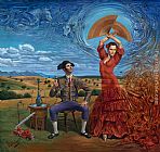 Michael Cheval Wind of Change painting